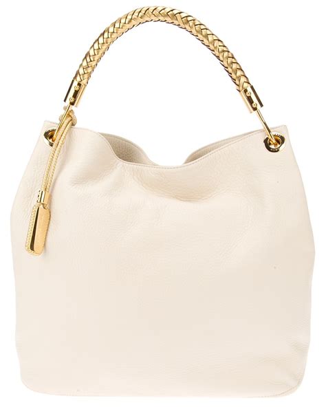 cream michael kors purse braided handle|Best 25+ Deals for Michael Kors Braided Handle Handbag.